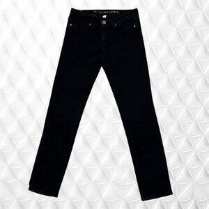 Women LC Lauren Conrad Mid Rise Black Jeans Size 4